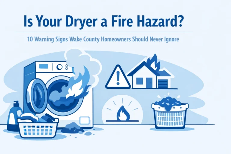Is Your Dryer a Fire Hazard? 10 Warning Signs Wake County Homeowners Should Never Ignore